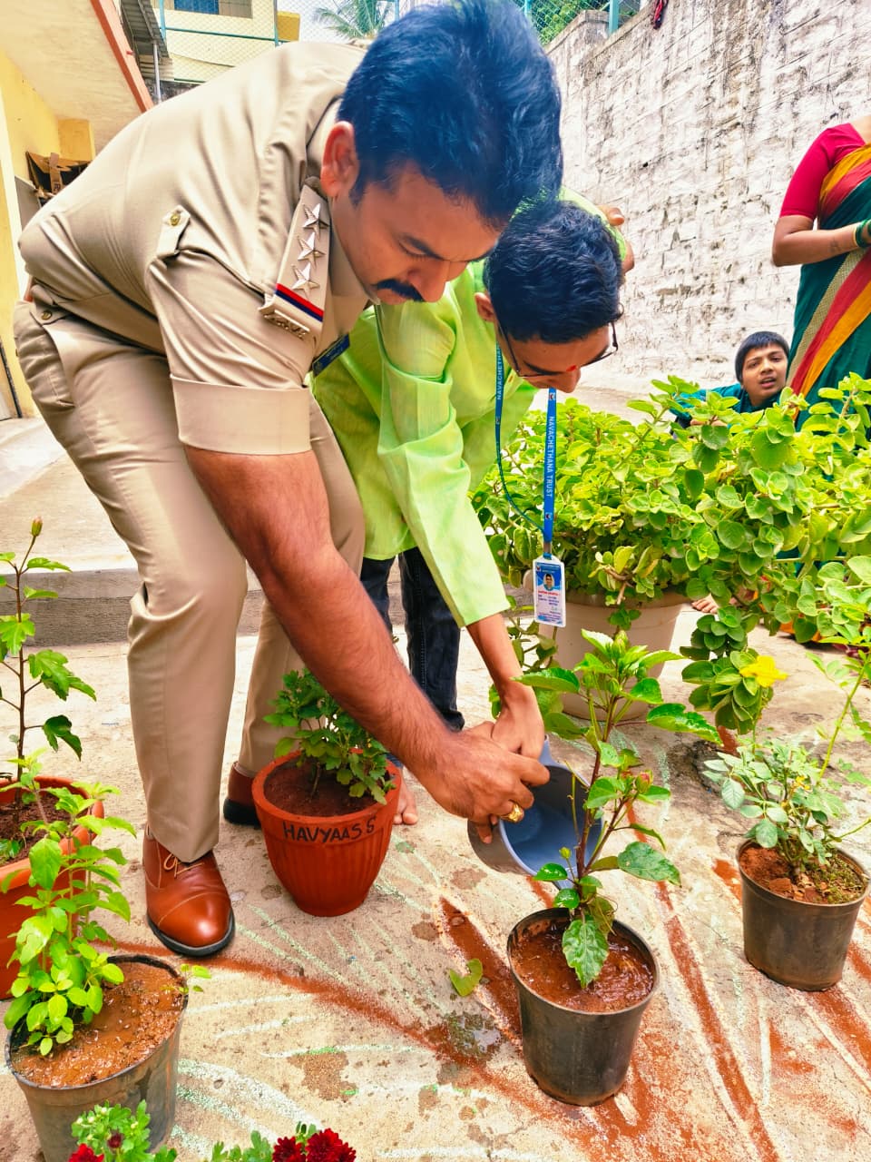Environment Day celebration at Navachethana Trust